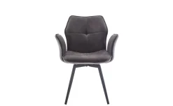 Twist poltrona girevole antracite/grigio