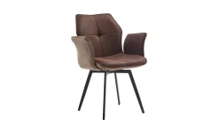 Twist poltrona girevole moro/beige