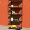 Universal scaffale 5 ripiani nero h180 cm