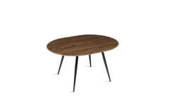 Urano tavolo nero/teak