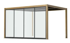 Vetro scorrevole per pergola 4 metri
