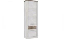 Volterra armadio 2 ante, 1 cassetto in laminato bianco e rovere