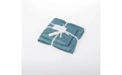 Wave Set 2 Asciugamani Oceano 100% Cotone Stone Washed
