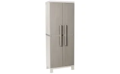 Wood armadio 2 ante e 4 ripiani h173 cm
