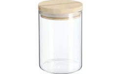 Wood barattolo in vetro con tappo in legno 0,6L
