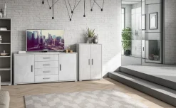Work ufficio componibile colore bianco