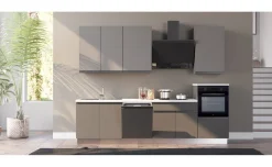 Young cucina completa L300 cm con piano induzione, disponibile in vari colori
