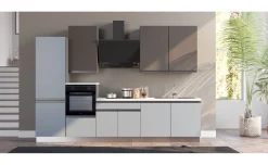 Young cucina completa L330 cm con piano induzione, disponibile in vari colori