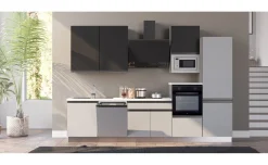 Young cucina completa L330 cm con piano induzione, disponibile in vari colori