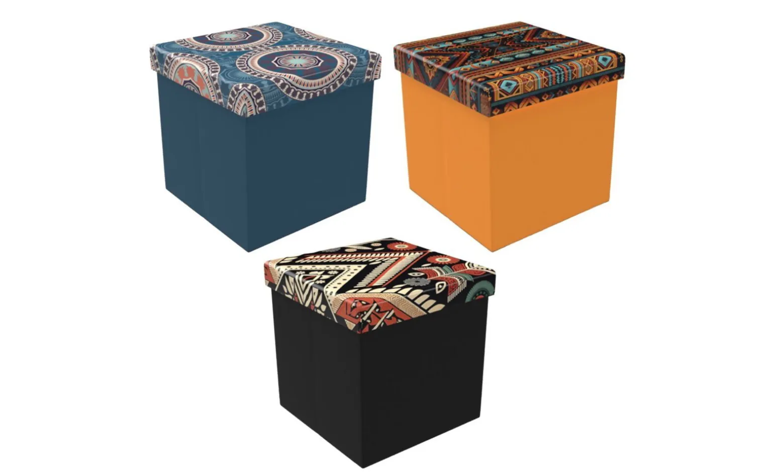 Zanzibar cubo pouf 30 cm