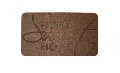 Zeli zerbino home sweet home marrone 40x70 cm